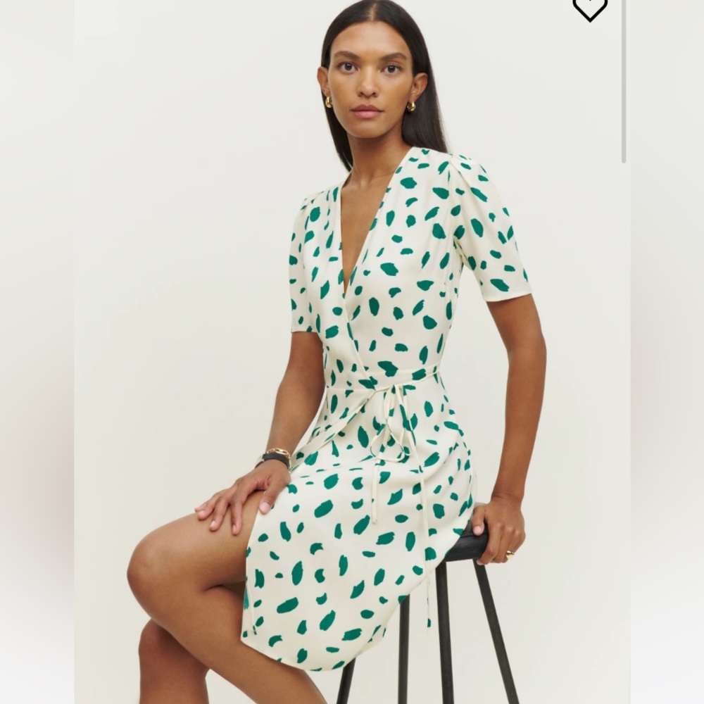 NWT reformation Laurent dress in paint